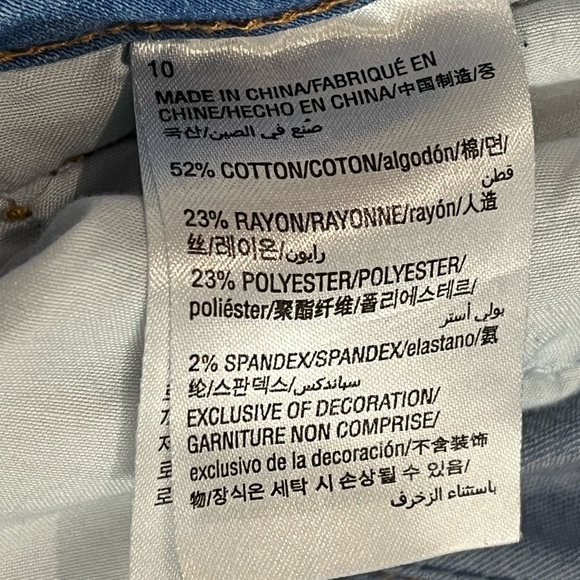 Epic Thread Stretchy Denim Blue Girl Skinny Jeans - Picture 10 of 11